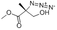 Propanoic acid, 2-azido-3-hydroxy-2-methyl-, methyl ester, (2R)- (9CI), 356048-04-9, 结构式