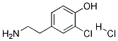 4-(2-氨基乙基)-2-氯苯酚盐酸盐, 35607-19-3, 结构式