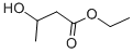 rac-(3R*)-3-ヒドロキシ酪酸エチル 化学構造式