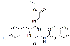carbobenzoxy-glycyl-tyrosyl-glycine ethyl ester Struktur