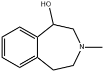 1H-3-BENZAZEPIN-1-OL, 2,3,4,5-TETRAHYDRO-3-METHYL- Structure