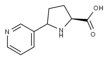 去甲烟碱-2-羧酸 结构式
