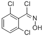 (E)-2,6-dichlorobenzoyl chloride oxime Structure