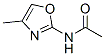 2-Acetylamino-4-methyloxazole Structure