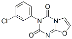 3-(m-クロロフェニル)-2H-オキサゾロ[3,2-a][1,3,5]トリアジン-2,4(3H)-ジオン 化学構造式