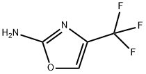 2-アミノ-4-トリフルオロメチルオキサゾール 化学構造式