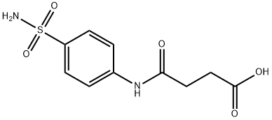 4-[[4-(アミノスルホニル)フェニル]アミノ]-4-オキソ酪酸 化学構造式