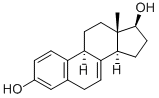 estra-1,3,5(10),7-tetraene-3,17beta-diol Structure