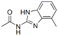 Acetamide, N-(4-methyl-1H-benzimidazol-2-yl)- (9CI) Struktur