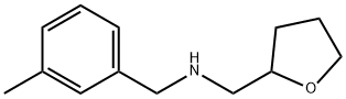 (3-メチルベンジル)(テトラヒドロフラン-2-イルメチル)アミン 化学構造式