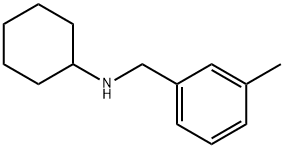 N-(3-メチルベンジル)シクロヘキサンアミン HYDROCHLORIDE 化学構造式