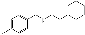(4-クロロベンジル)(2-シクロヘキス-1-エン-1-イルエチル)アミン 化学構造式