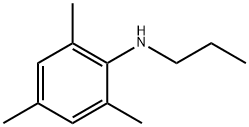2,4,6-三甲基-N-丙基苯胺, 356532-68-8, 结构式