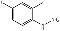 (4-氟-2-甲基苯基)肼,356534-04-8,结构式