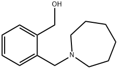 [2-(アゼパン-1-イルメチル)フェニル]メタノール 化学構造式