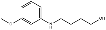 4-(3-METHOXY-PHENYLAMINO)-BUTAN-1-OL Struktur