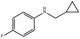 N-(环丙基甲基)-4-氟苯胺, 356539-43-0, 结构式
