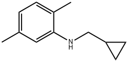 N-(环丙基甲基)-2,5-二甲基苯胺, 356539-50-9, 结构式