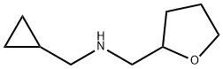(シクロプロピルメチル)(テトラヒドロフラン-2-イルメチル)アミン 化学構造式
