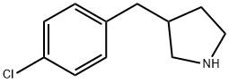 3-(4-chlorobenzyl)pyrrolidine Structure