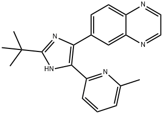 356559-20-1 6-[2-(1,1-二甲基乙基)-5-(6-甲基-2-吡啶基)-1H-咪唑-4-基]喹喔啉