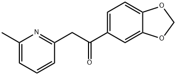 1-(benzo[d][1,3]dioxol-5-yl)-2-(6-Methylpyridin-2-yl)ethanone 结构式