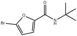 5-ブロモ-N-(TERT-ブチル)-2-フルアミド 化学構造式