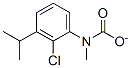 メチルカルバミド酸2-クロロ-3-イソプロピルフェニル 化学構造式