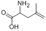 2-amino-4-methyl-pent-4-enoic acid 化学構造式
