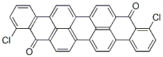 1,10-ジクロロベンゾ[rst]フェナントロ[10,1,2-cde]ペンタフェン-9,18-ジオン 化学構造式