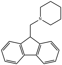 Piperidine, 1-(9H-fluoren-9-ylmethyl)- Struktur