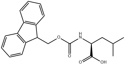 Fmoc-L-亮氨酸,35661-60-0,结构式