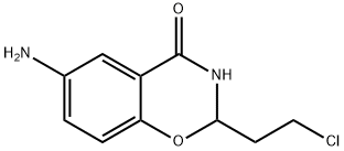 [9-(2-chloroethyl)-7-oxo-10-oxa-8-azabicyclo[4.4.0]deca-2,4,11-trien-4-yl]azanium chloride, 3567-76-8, 结构式