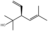 (S)-2,5-二甲基-3-乙烯基-4-己烯-2-醇, 35671-15-9, 结构式
