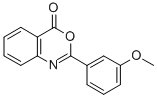 2-(3-甲氧基苯基)-4H-3,1-苯并噁嗪-4-酮, 35673-24-6, 结构式