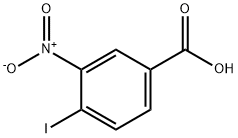 4-ヨード-3-ニトロ安息香酸 化学構造式