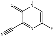 6-氟-3-氧代-3,4-二氢-2-吡嗪甲腈 结构式