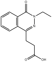 3-(3-ETHYL-4-OXO-3,4-DIHYDRO-PHTHALAZIN-1-YL)-PROPIONIC ACID Struktur