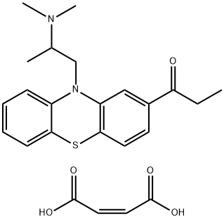 プロピオマジンマレイン酸塩 化学構造式