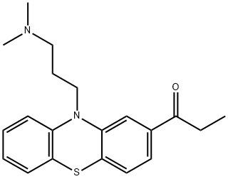 1-[10-[3-(dimethylamino)propyl]-10H-phenothiazin-2-yl]propan-1-one Structure