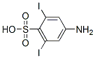 2,6-diiodosulfanilic acid Structure