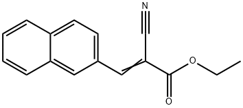 2-Cyano-3-naphthalen-2-yl-acrylic acid ethyl ester Structure