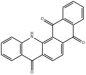 naphth[2,3-c]acridine-5,8,14(13H)-trione 结构式