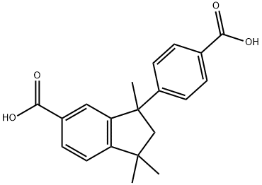 1,1,3-三甲基-3-苯基二氢化茚- 4',5-二甲酸 结构式