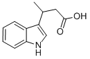 3-(1H-吲哚-3-基)丁酸 结构式