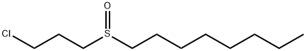 3-CHLOROPROPYL-N-OCTYL SULFOXIDE 结构式