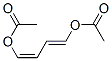 (1E,3Z)-1,4-Diacetoxy-1,3-butadiene Structure