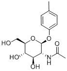 4'-METHYLPHENYL 2-ACETAMIDO-2-DEOXY-BETA-D-GLUCOPYRANOSIDE Struktur