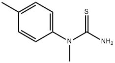 Thiourea,  N-methyl-N-(4-methylphenyl)- Structure