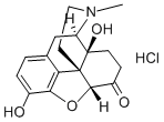 盐酸氢羟吗啡酮 结构式